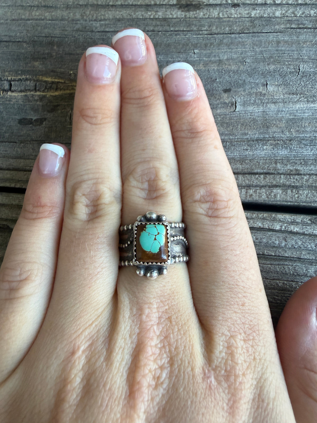 ThunderBird Turquoise Ring (Size: 7)