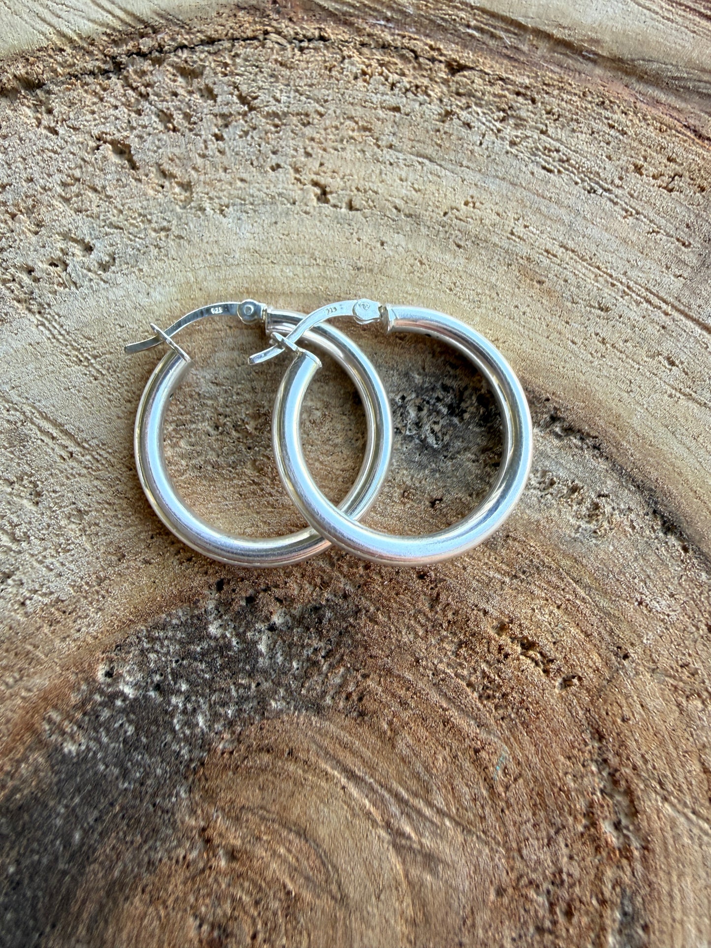 Sterling Hoops