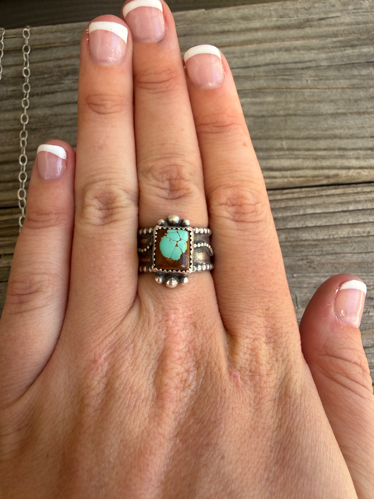 ThunderBird Turquoise Ring (Size: 7)