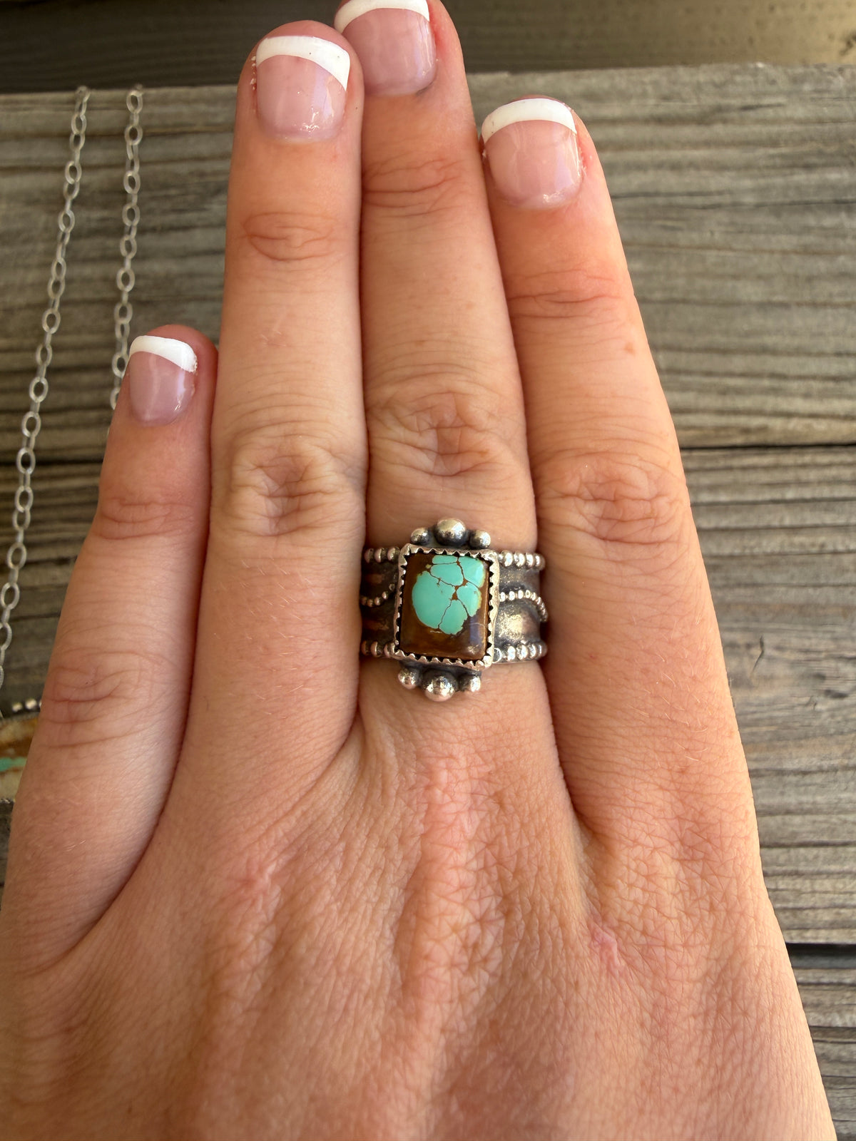 ThunderBird Turquoise Ring (Size: 7)