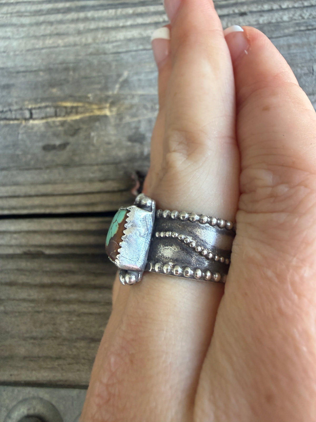ThunderBird Turquoise Ring (Size: 7)