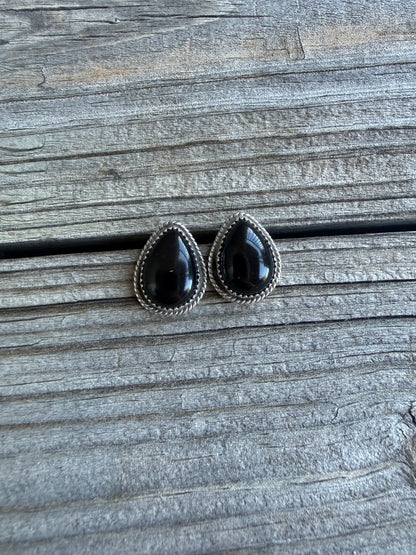 Black Onyx Studs