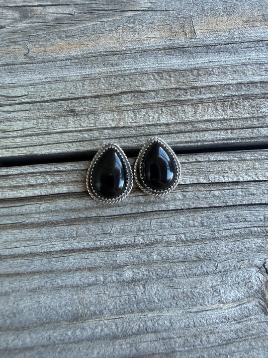 Black Onyx Studs
