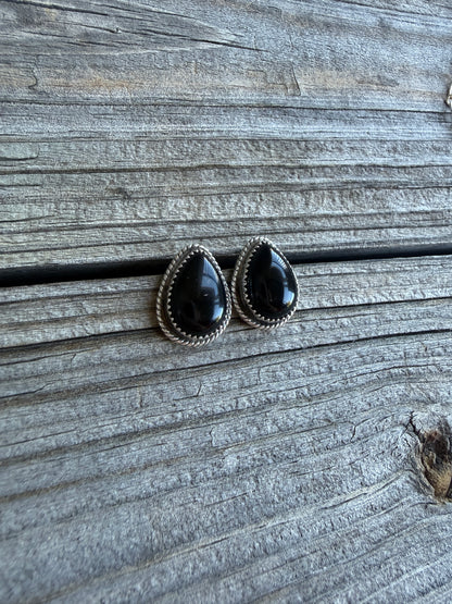 Black Onyx Studs