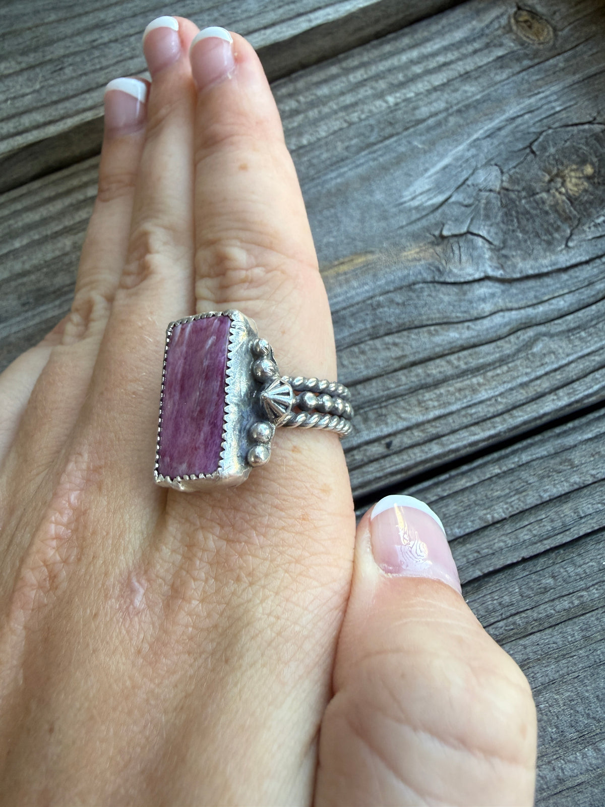 Purple Spiny Ring (Size: 9)