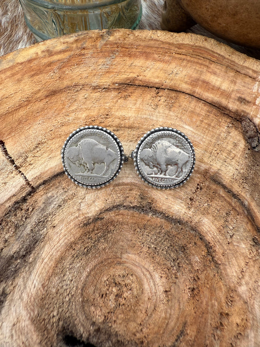 Boot Charms - Buffalo Nickel 1"