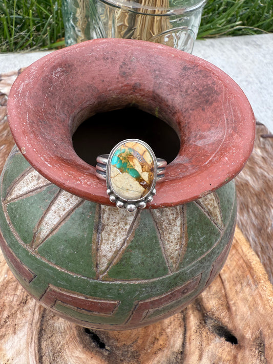 Boulder Turquoise Ring (Size: 10)