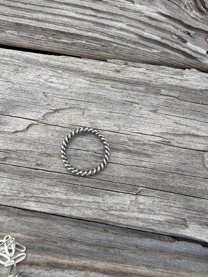 Rope Stacker Ring Size: 9