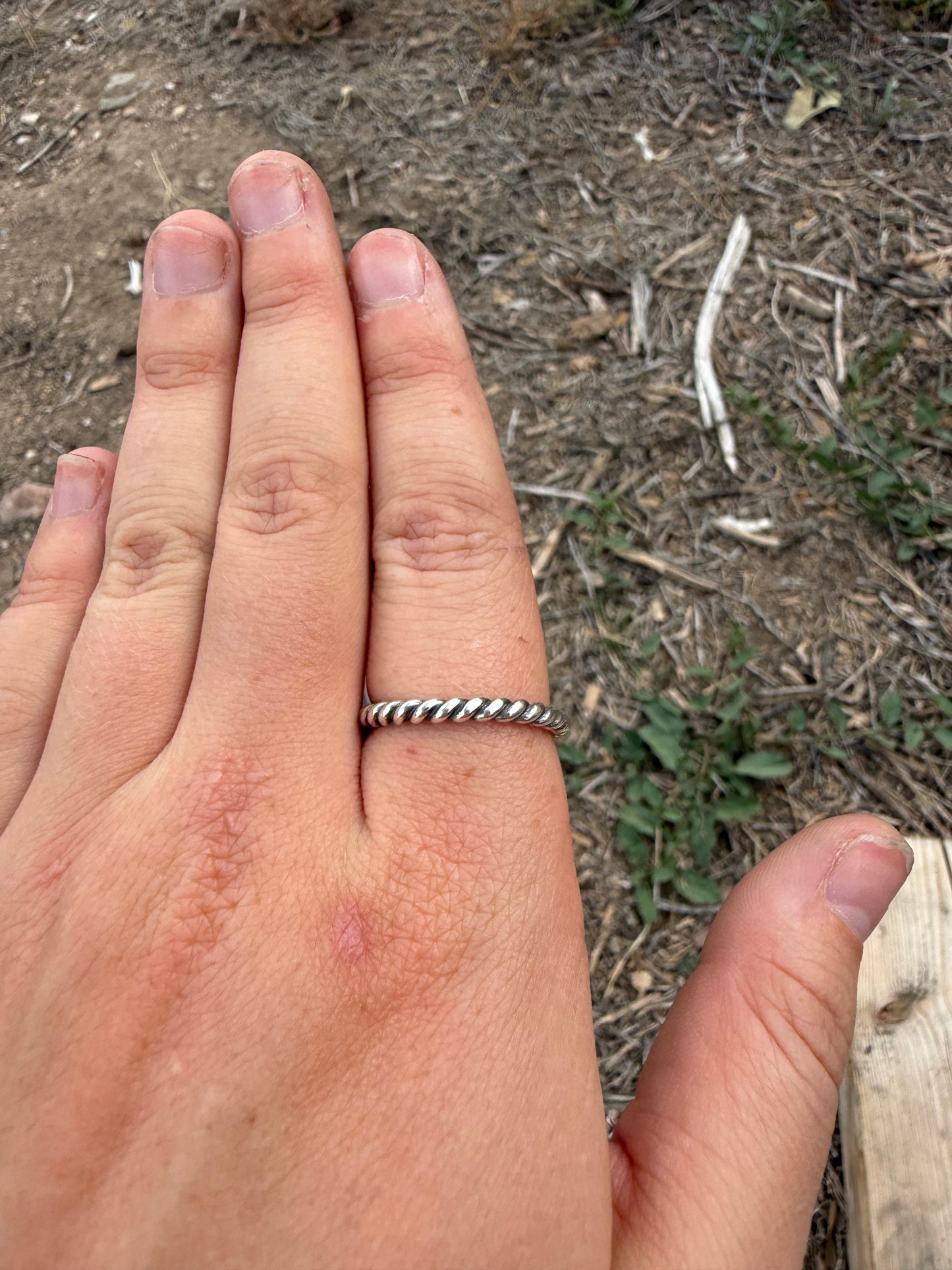 Rope Stacker Ring Size: 9