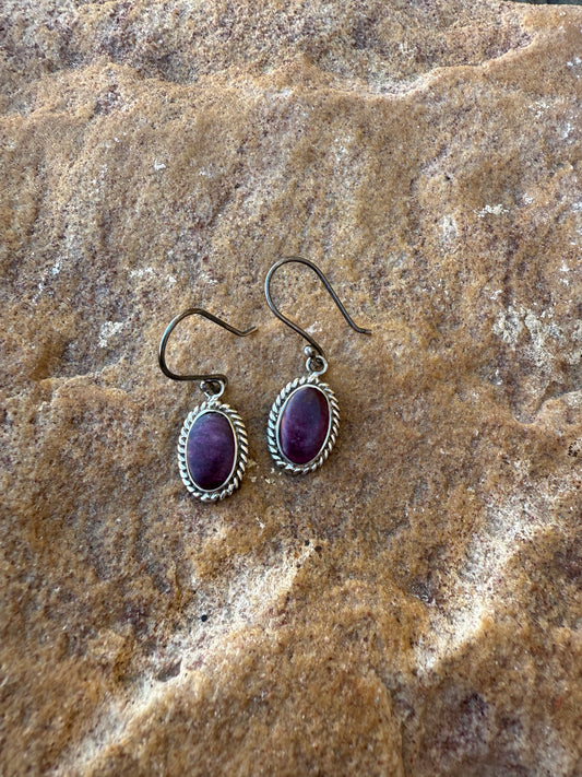 Vintage Purple Spiny Dangles