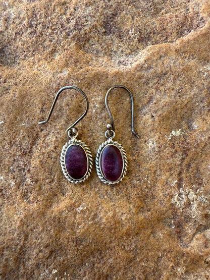 Vintage Purple Spiny Dangles
