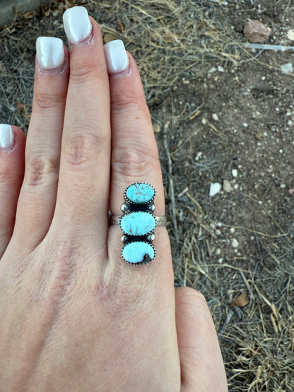Dry Creek Turquoise Ring Size: 8
